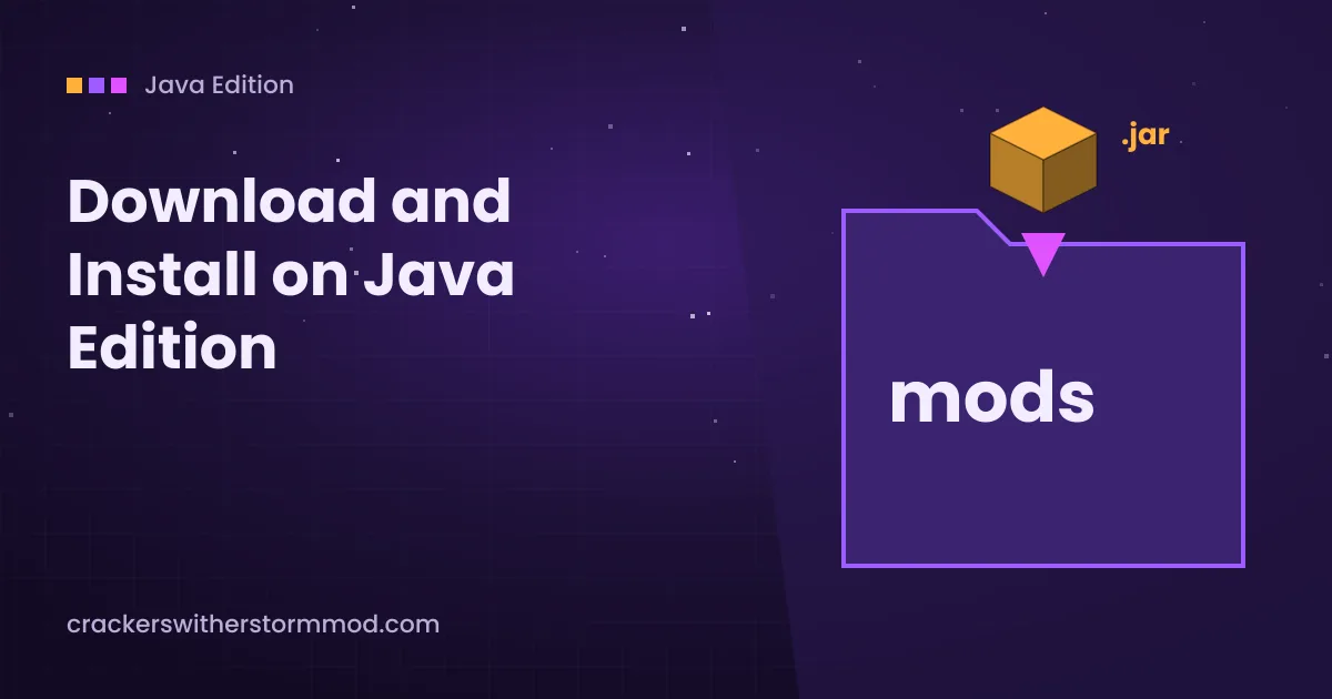 How to Download and Install Crackers Wither Storm Mod on Java Edition feature image